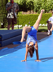 Image showing Little gymnast