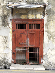 Image showing Red door