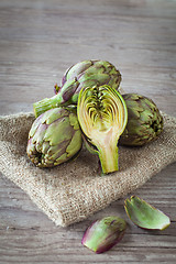 Image showing artichokes