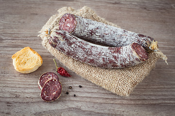 Image showing Donkey salami