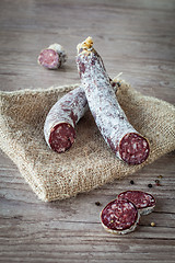 Image showing Donkey salami