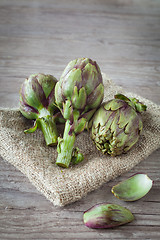 Image showing artichokes