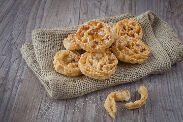 Image showing Cartellate, typical italian pastries