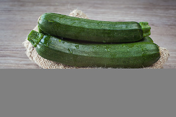 Image showing Green zucchini