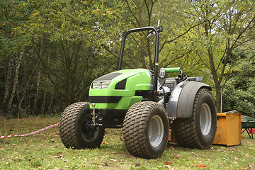 Image showing Green Tractor