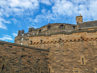 Image showing Edinburgh castle, UK