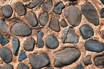 Image showing stone wall backgorund texture