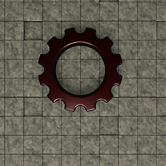 Image showing gear wheel