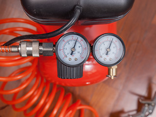 Image showing Air compressor manometer