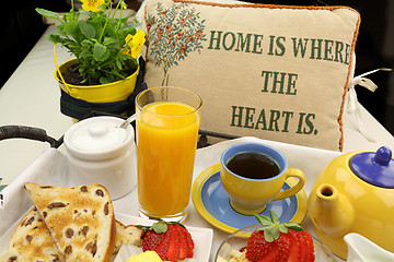 Image showing Breakfast Tray