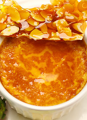 Image showing Baked Custard And Praline