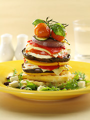 Image showing Vegetarian Stack