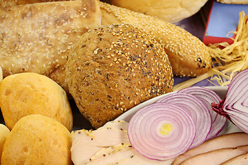 Image showing Breads With Onion