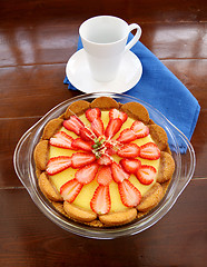 Image showing Ginger Biscuit Tart