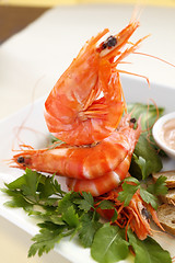 Image showing Shrimp Stack