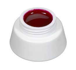 Image showing can with red fluid