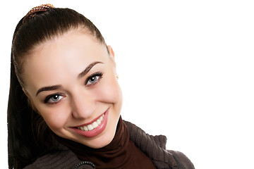 Image showing Pretty smiling lady