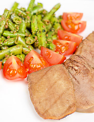 Image showing grilled beef tongue