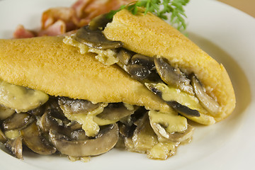 Image showing Mushroom Omelette