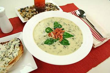 Image showing Creamy Spinach Soup