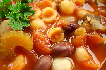 Image showing Minestrone Soup