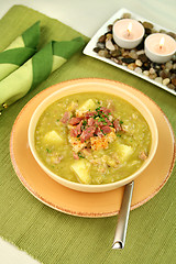 Image showing Pea And Ham Soup