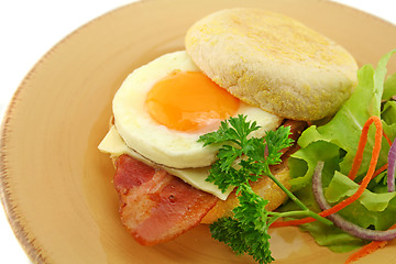 Image showing Bacon And Egg Muffin