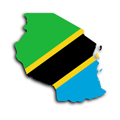 Image showing Map of Tanzania