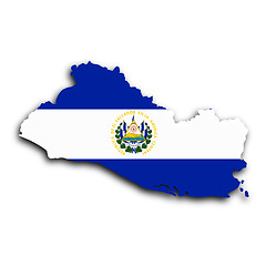 Image showing Map of El Salvador