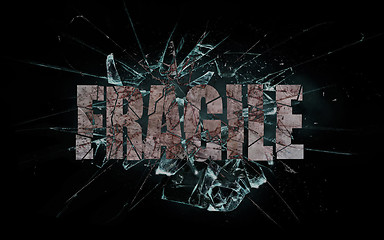 Image showing Concept of violence or crash, fragile