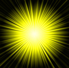 Image showing Starburst background, sunbeams