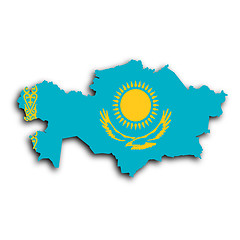 Image showing Map of Kazakhstan