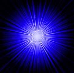 Image showing Starburst background, sunbeams