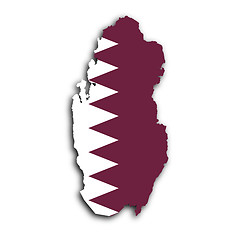 Image showing Map of Qatar