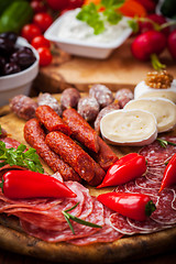 Image showing Antipasti and Fingerfood