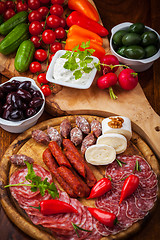 Image showing Antipasti and Fingerfood