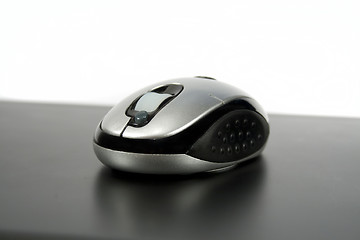 Image showing Mouse on a laptop isolated