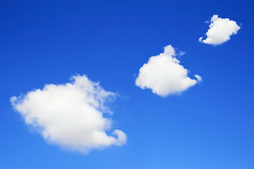 Image showing Clouds on the blue sky