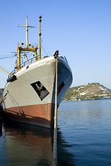 Image showing Ship in a harbour