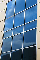 Image showing Clouds refletion