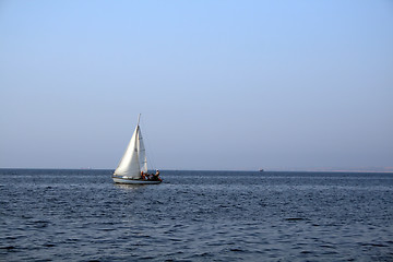 Image showing Yacht in the sea