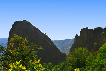 Image showing Rocks near the sea