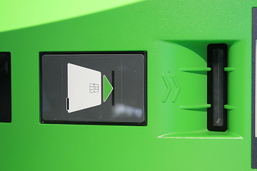 Image showing Credit card slot