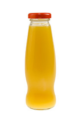 Image showing Orange juice bottle