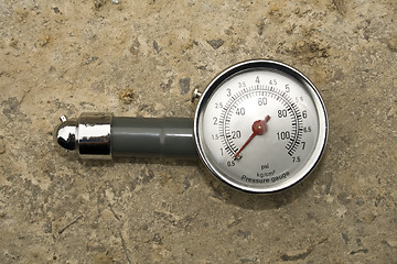 Image showing Tire gauge