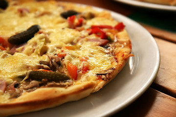 Image showing Fresh pizza