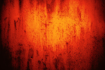 Image showing Grunge red background