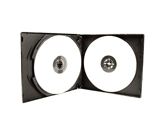 Image showing CD DVD case with white cds