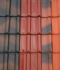 Image showing Texture, new roof cover