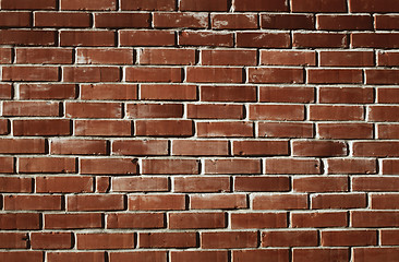 Image showing Old grunge brick wall